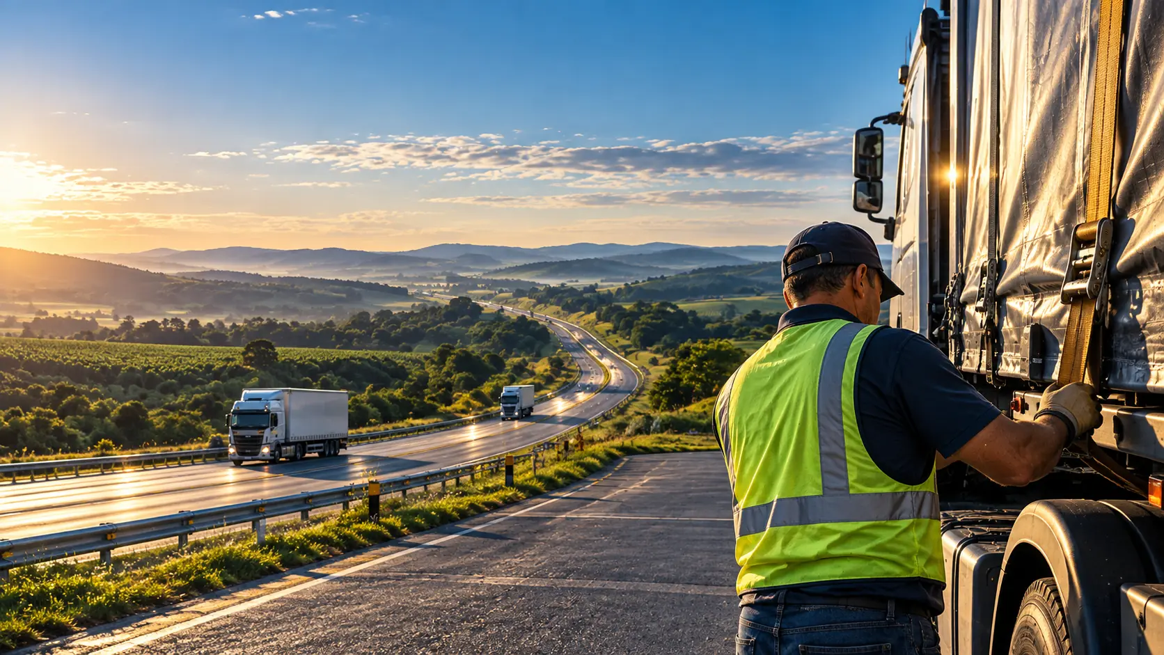 Operação rodoviária brasileira em movimento